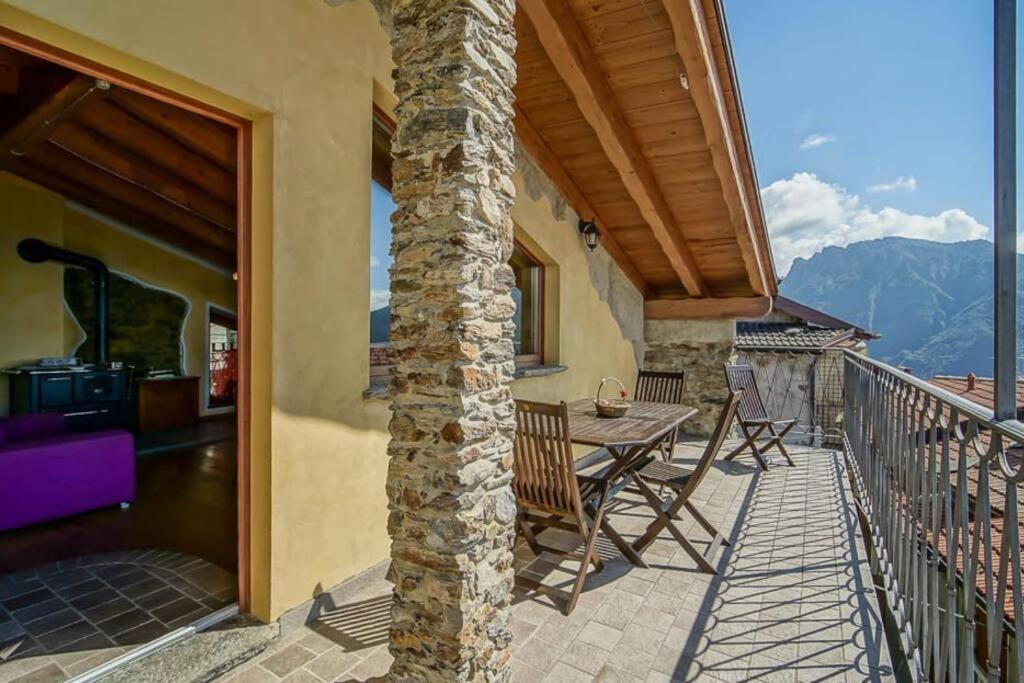 Chalet La Terrazza Vista Lago Bellano Kültér fotó